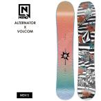 【無料ワックスサービス有】NITRO ナイトロ ALTERNATOR X VOLCOM オルタネーター ボルコム 24-25 2025 スノーボード 板