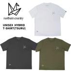 nothern country ノーザンカントリー UNISEX HYBRID T-SHIRT TSURU TR-1315 アウトドア