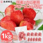 冷凍 フルーツ いちご 国産 1kg 100g×10袋 イチゴ 苺 カットフルーツ 冷凍フルーツ 爆買