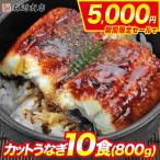 うなぎ カットうなぎ 蒲焼き 10食 個別包装 うな丼10人前 合計800g 鰻 ウナギ うな飯 食品 海鮮 ギフト クーポン 新生活応援 母の日 送料無料