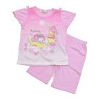 送料無料♪サンリオ マイメロディ 光る(蓄光)半袖パジャマ 女児 キッズ 100cm/110cm/120cm/130cm (532MM0101)