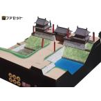  бумажное моделирование FACETfa комплект японский название замок серии Shinshu сверху рисовое поле замок 1/300(33)