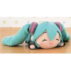 ショッピング初音ミク 初音ミク ふわふわ寝そべりぬいぐるみ 笑顔Ver.