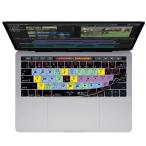 KB Covers Final Cut Pro X QWERTY キーボードカバー MacBook Pro Touch Bar付き (Late 201
