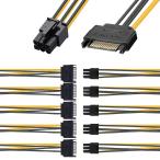Xiatiaosann 6ピンPCIe - SATA電源ケーブル