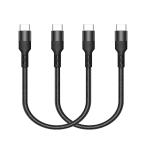 USB Type C кабель 0.5m (2 шт. комплект ) Popolier [PD соответствует 60W внезапный скорость зарядка ]Type C (USB C to USB C)