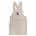 [Sehr Gut] фартук простой собака собака рисунок кошка кошка рисунок брезент крепкий ... только задний Cross карман женский мужской для мужчин и женщин свободный носорог 