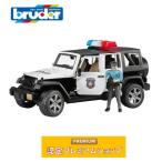 車 おもちゃ はたらく車 BRUDER ブルーダー JEEP パトカー(白人警官フィギュア付き）02526