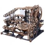 ショッピング手回し Robotime ロボタイム  手回しコースター マーブルナイトシティ 664814-LGA01 日本語 つくるんです 立体パズル 木製パズル 3Dウッドパズル