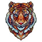 木製 ジグソーパズル ユニドラゴン UNIDRAGON ラブリー・タイガー RSサイズ 700ピース 41cm×51cm  |  虎 とら パズル