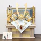 ショッピング戦国武将 五月人 兜飾り 収納飾り 10号 長鍬形兜セット F1009 戦国武将シリーズ オルゴール付き写真立てプレゼント