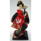 日本人形舞い扇鶴
