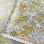  блестящий ... японская бумага накладывающийся . узор удача . симпатичный золотой серебряный большой размер примерно 63x93cm цветная бумага 