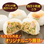 にら饅頭 (4個入) 　5袋セット　 冷凍 高知 四万十ポーク使用 四万十町産ニラ もちもちな皮