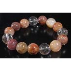 ルチルクォーツブレスレット福禄寿径...