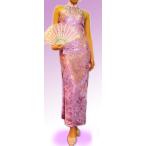  платье в китайском стиле / Bear задний длинный маленький дракон рисунок lilac цвет 