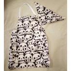  Panda рисунок Kids для фартук комплект такой же рисунок. треугольник ширина имеется рост 110cm для EP-054-1A