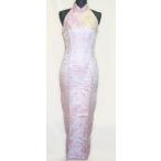  платье в китайском стиле / Bear задний длинный маленький дракон рисунок незначительный розовый 