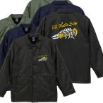 Full Throttle Baly ボア付き コーチジャケット ドクロ スカル バイカー チェッカーフラッグ チョッパー アメカジ 秋物 冬物 防寒