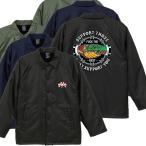 ショッピングチョッパー ハンドシェイク ボア付き コーチジャケット スネーク タトゥー 握手 オールドスクール バイカー チェッカーフラッグ チョッパー アメ車 アメカジ 秋物 冬物 防寒