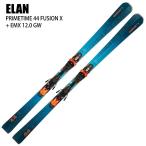 エラン スキー板 2025 ELAN PRIMETIME 44 FUSION X + EMX 12.0 GW BLUE プライムタイム ビンディングセット 24-25