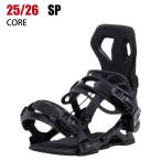 2026 SP BINDING エスピー CORE コア BLACK 25-26 スノーボード ビンディング バインディング
