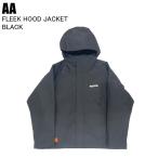 AA ダブルエー 72125304 FLEEK HOOD JACKET フリークフードジャケット BLACK スノーボード ウェア ジャケット AAウェア 25-26