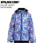 MTN.ROCK STAR マウンテンロックスター FULLZIP JACKET PATCH WORK ウェア ジャケット ウェア マンロク MRS 26-27モデル