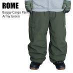 ROME ROME BAGGY CARGO PANTS ARMY GREEN 24-25 одежда мужской брюки сноуборд 
