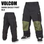VOLCOM Volcom NWRK BAGGY PANT BLK 24-25 одежда унисекс брюки лыжи сноуборд G1352509