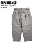 REPUBLIC&amp;COlipa желтохвост kWIDE EAZY PANTS широкий легкий брюки MOCHA одежда для сноуборда брюки lipa желтохвост k одежда 