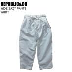 REPUBLIC&amp;COlipa желтохвост kWIDE EAZY PANTS широкий легкий брюки WHITE одежда для сноуборда брюки lipa желтохвост k одежда 