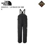 THE NORTH FACE ノースフェイス NS62511 LAYBACK BC Bib K スキー スノーボード ビブ パンツ ウェア レイバック 25-26モデル