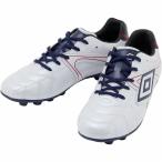 ショッピングアンブロ UMBRO アンブロ アクセレイター RB JR WIDE +GAINA HG(ホワイト×ネイビー) UF6SCSB6J WHNV サッカー ジュニア スパイク ワイド