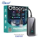 ショッピングBOX オットキャスト Play2Video Ultra〔CA515T〕| ai box 車でユーチューブを見る youtube Netflix CarPlay Android Auto 無線接続