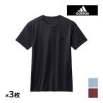 ショッピングアディダス tシャツ 同色3枚セット adidas アディダス Tシャツ メンズ 男性 グンゼ GUNZE