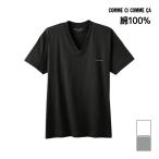 COMME CI COMME CA コムシコムサ VネックTシャツ 半袖V首 綿100% グンゼ GUNZE