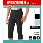 3枚セット BODYDRY ボディドライ ニーレングス 前あき ステテコ すててこ ズボン下 Mサイズ Lサイズ LLサイズ グンゼ GUNZE CL2007H-SET