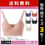 3枚セット KIREILABO キレイラボ Fitte フィッテ ノンワイヤーブラジャー 日本製 グンゼ GUNZE