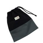 [ мешочек S размер ] одна сторона диафрагмирования модель ( двухцветный -) водоотталкивающий водонепроницаемый ткань naf gold inserting мелкие вещи ( чёрный X серый )