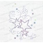 モチーフシート スター・星 アイロン・ホットフィックス