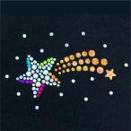 スパンコールモチーフ （流れ星）Sサイズ アイロン接着