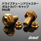 M6 для P1.0 Drive регулировщик цепи болт покрытие цепная направляющая Star head H-2 Gold 2 шт. комплект TH0402