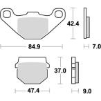 KITACO キタコ SBSブレーキパッド E101(544) セピアZZ/KSR-1/2 777-0101000