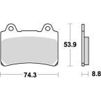 在庫有り KITACO キタコ SBSブレーキパッド 613HS XJR1200 94- 777-0613020