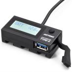 USB источник питания &amp; вольтметр USB QC3.0 соответствует 18W iPhone/Android соответствует i- плюс charger DAYTONA Daytona 16077