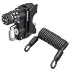 ショッピングハーレー DAYTONA デイトナ ヘルメットロック ハーレーダビッドソン FXD マスターシリンダー右側用 ワイヤーロック(1200mm)付属 ヘルメットホルダー ダイヤルタイプ 61781