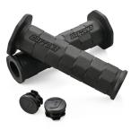 2026/11/24 予定 DAYTONA デイトナ ハンドル径φ22.2用 120mm エンド貫通 エンドキャップ付属 グリッピーグリップライト GG-D-Lite OCTAGON ブラック 65335