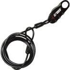 7 день купон распространение CROPS ( черный ps) мотоцикл велосипед шлем противоугонное предотвращение преступления тросик кабель блокировка Q4 180cm черный CP-SPD07-BK
