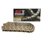 EKチェーン(江沼チェーン) バイク用チェーン 525SR-X2 (GP/GP) ゴールド 108リンク SLJ スクリュー